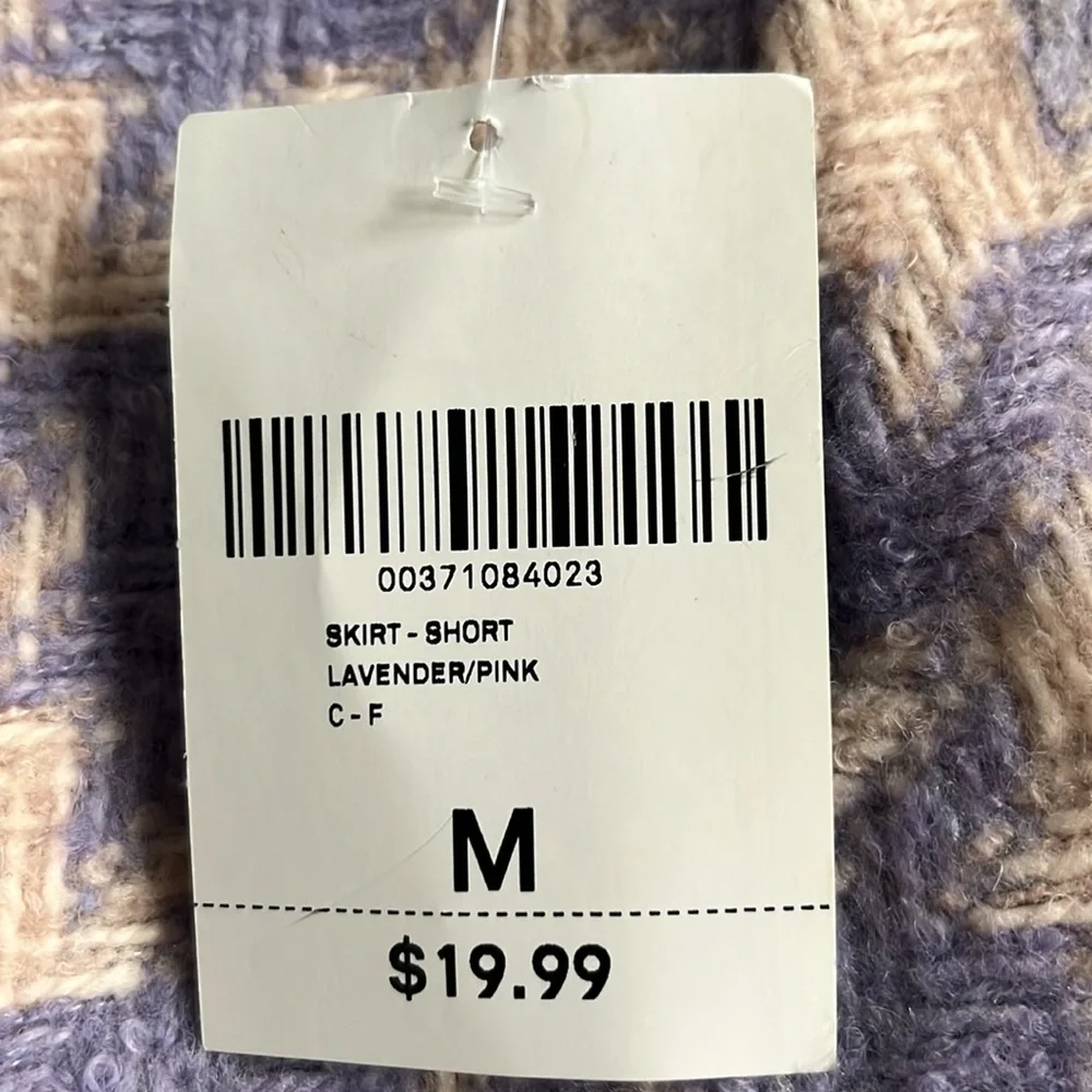 Forever 21 Tweed Skirt Purple and Pink Size Medium - Picture 10 of 12
